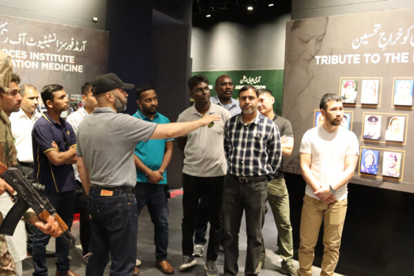 RECREATION VISIT OF STUDENT OFFICER’S FROM INTELLIGENCE STAFF COURSE VISITED ARMY MUSEUM LAHORE (7)