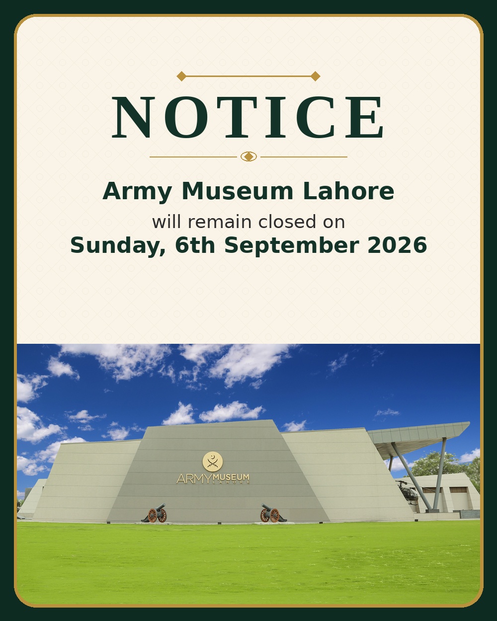 Show notice